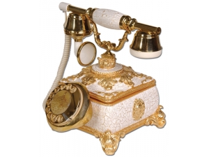 Saray Konak Beyaz Klasik Telefon Anna Bell
